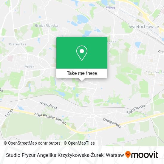 Studio Fryzur Angelika Krzyżykowska-Żurek map