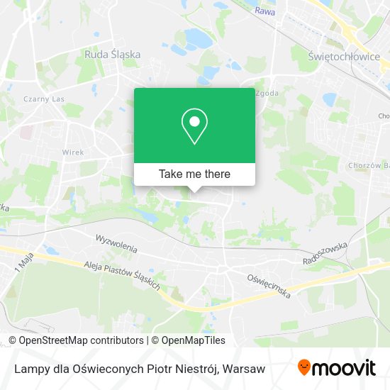 Lampy dla Oświeconych Piotr Niestrój map