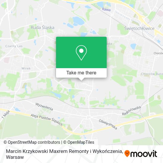 Marcin Krzykowski Maxrem Remonty i Wykończenia map