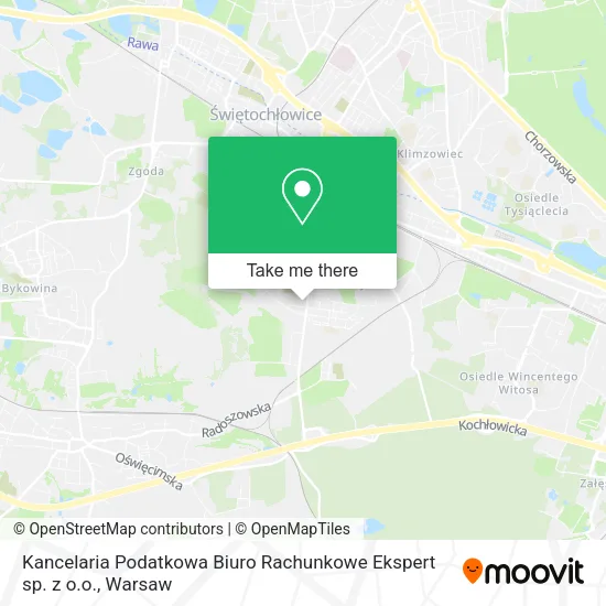 Карта Kancelaria Podatkowa Biuro Rachunkowe Ekspert sp. z o.o.