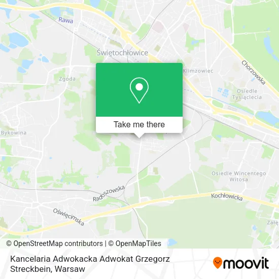 Карта Kancelaria Adwokacka Adwokat Grzegorz Streckbein