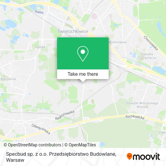 Specbud sp. z o.o. Przedsiębiorstwo Budowlane map