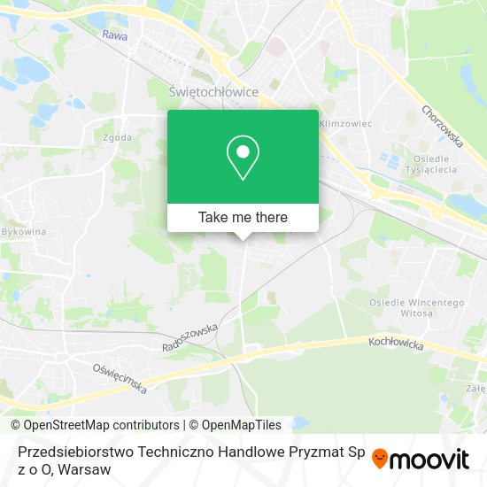 Przedsiebiorstwo Techniczno Handlowe Pryzmat Sp z o O map