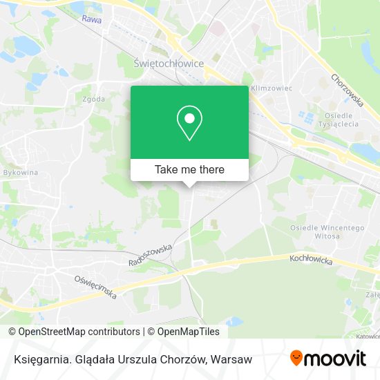 Księgarnia. Glądała Urszula Chorzów map