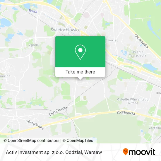 Карта Activ Investment sp. z o.o. Oddział
