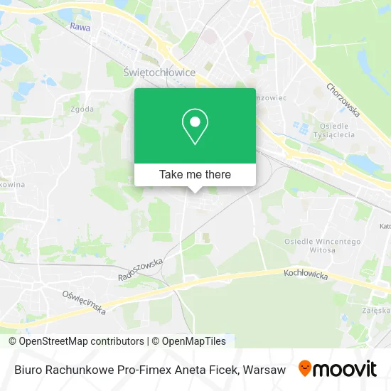 Карта Biuro Rachunkowe Pro-Fimex Aneta Ficek