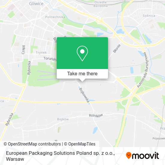 Карта European Packaging Solutions Poland sp. z o.o.