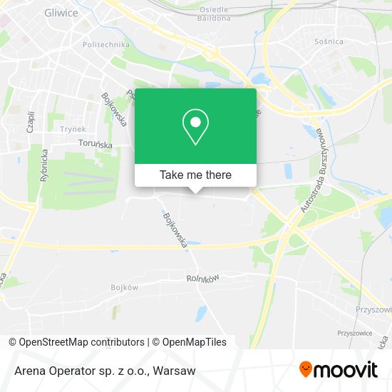 Arena Operator sp. z o.o. map