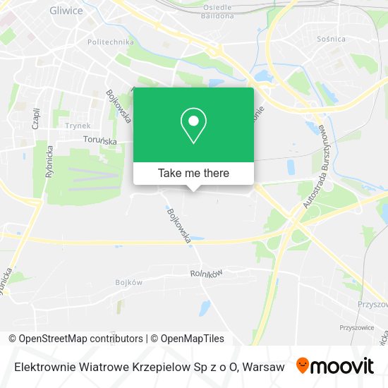 Карта Elektrownie Wiatrowe Krzepielow Sp z o O