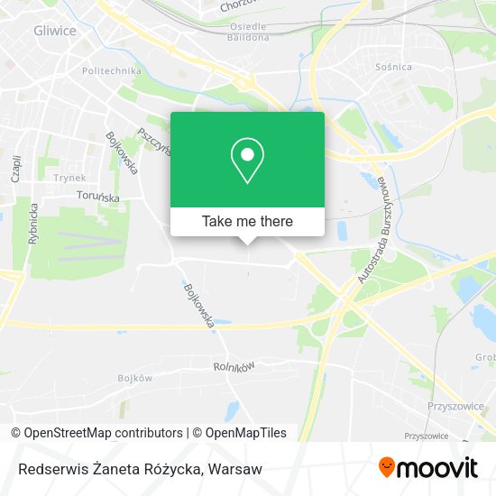 Redserwis Żaneta Różycka map