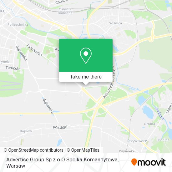 Advertise Group Sp z o O Spolka Komandytowa map