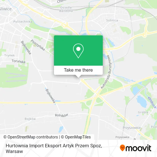 Карта Hurtownia Import Eksport Artyk Przem Spoz