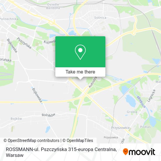 ROSSMANN-ul. Pszczyńska 315-europa Centralna map