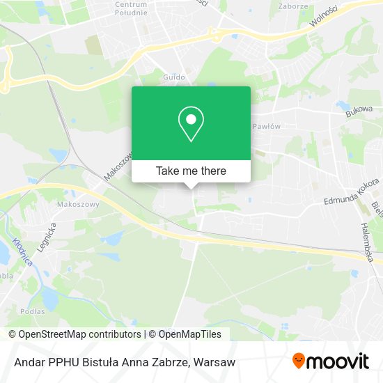 Andar PPHU Bistuła Anna Zabrze map