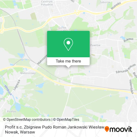 Карта Profit s.c. Zbigniew Pudo Roman Jankowski Wiesław Nowak