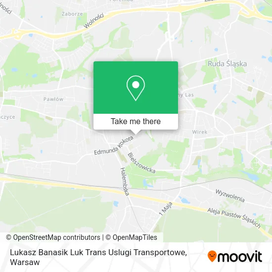 Lukasz Banasik Luk Trans Uslugi Transportowe map