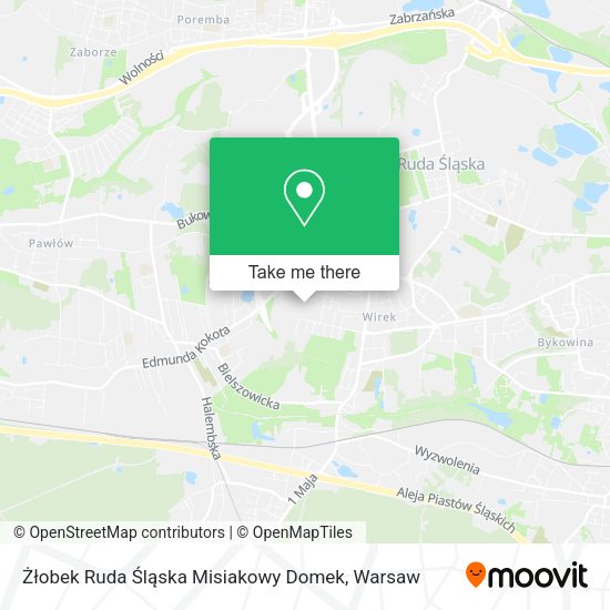 Żłobek Ruda Śląska Misiakowy Domek map