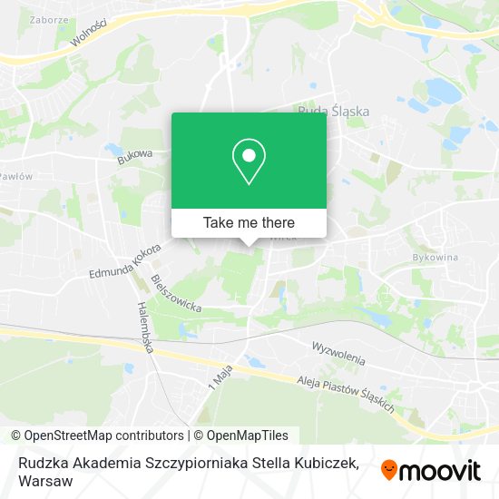 Rudzka Akademia Szczypiorniaka Stella Kubiczek map