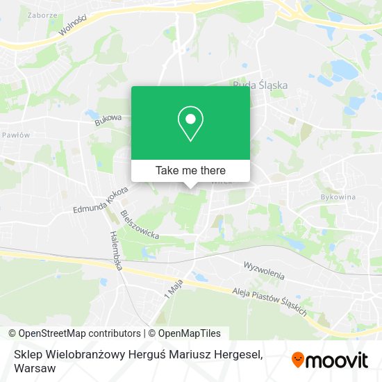 Sklep Wielobranżowy Herguś Mariusz Hergesel map