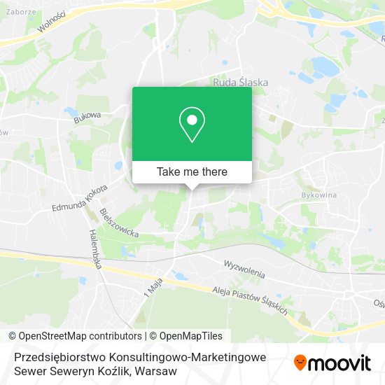 Przedsiębiorstwo Konsultingowo-Marketingowe Sewer Seweryn Koźlik map