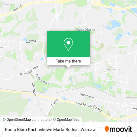 Konto Biuro Rachunkowe Marta Bodnar map