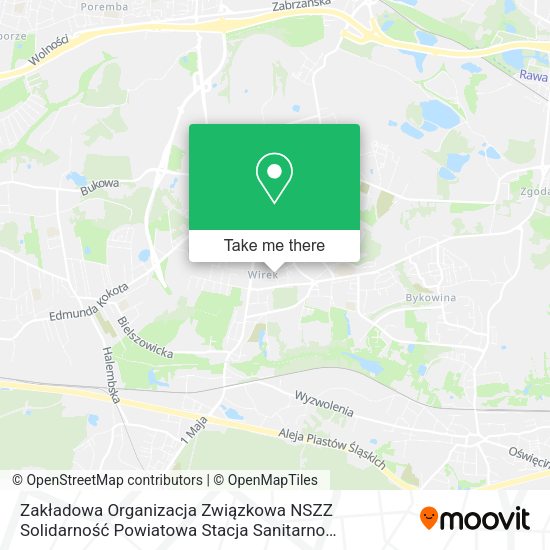 Zakładowa Organizacja Związkowa NSZZ Solidarność Powiatowa Stacja Sanitarno Epidemiologiczna map