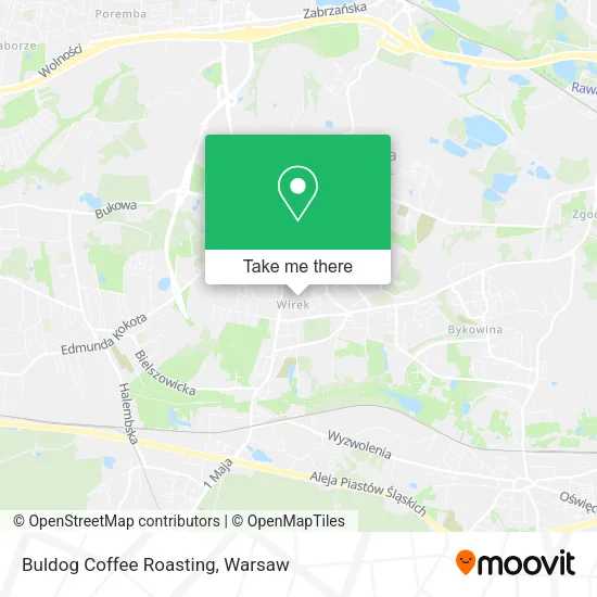Карта Buldog Coffee Roasting