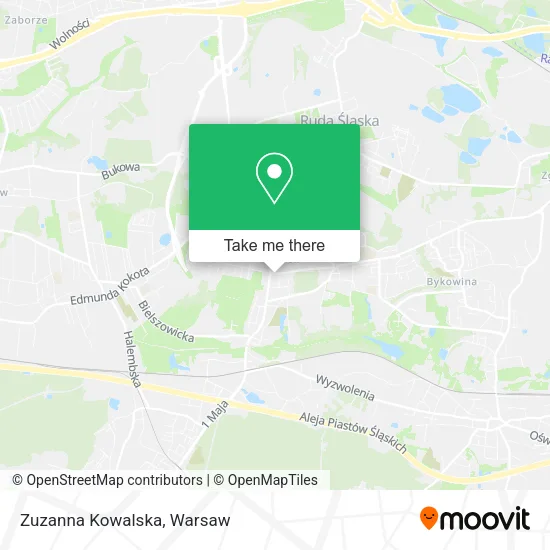 Zuzanna Kowalska map