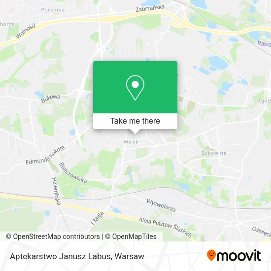 Карта Aptekarstwo Janusz Labus