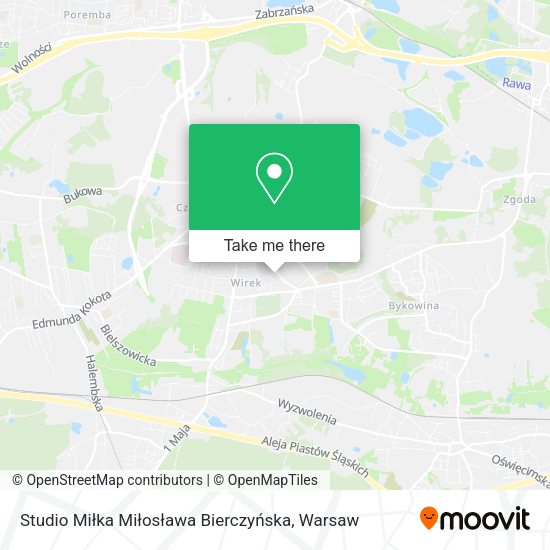 Studio Miłka Miłosława Bierczyńska map