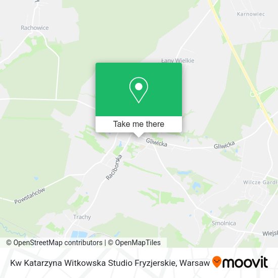 Kw Katarzyna Witkowska Studio Fryzjerskie map