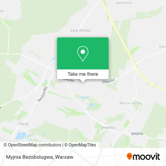 Карта Myjnia Bezobslugwa