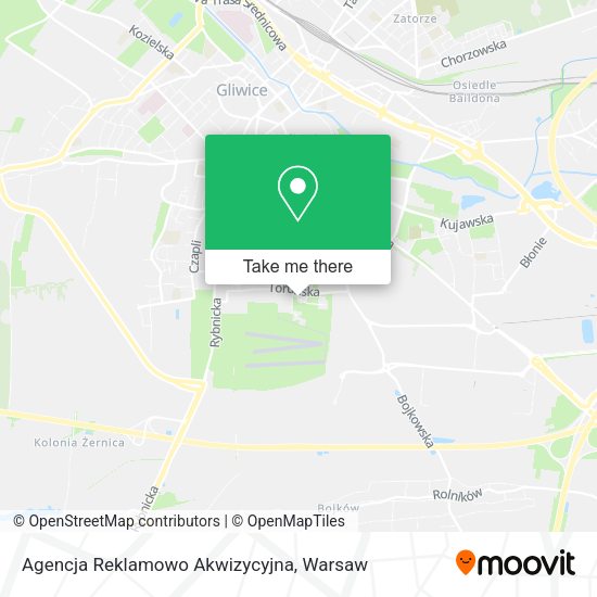 Agencja Reklamowo Akwizycyjna map