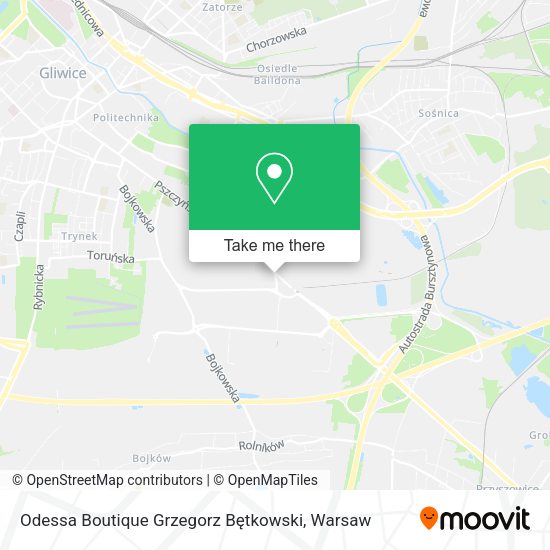 Odessa Boutique Grzegorz Bętkowski map