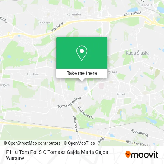 F H u Tom Pol S C Tomasz Gajda Maria Gajda map