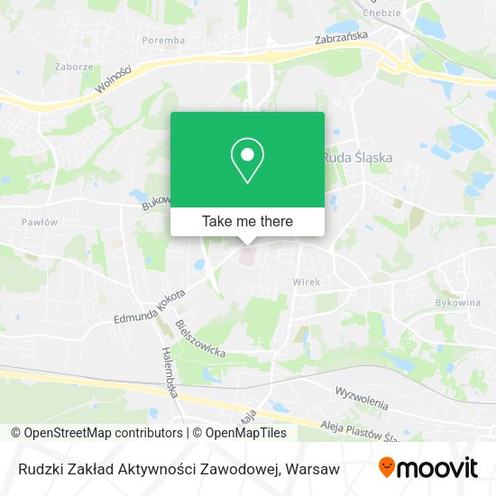 Rudzki Zakład Aktywności Zawodowej map