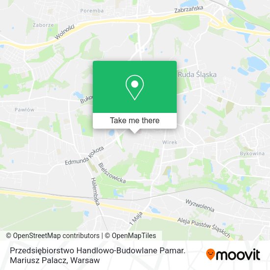 Przedsiębiorstwo Handlowo-Budowlane Pamar. Mariusz Palacz map