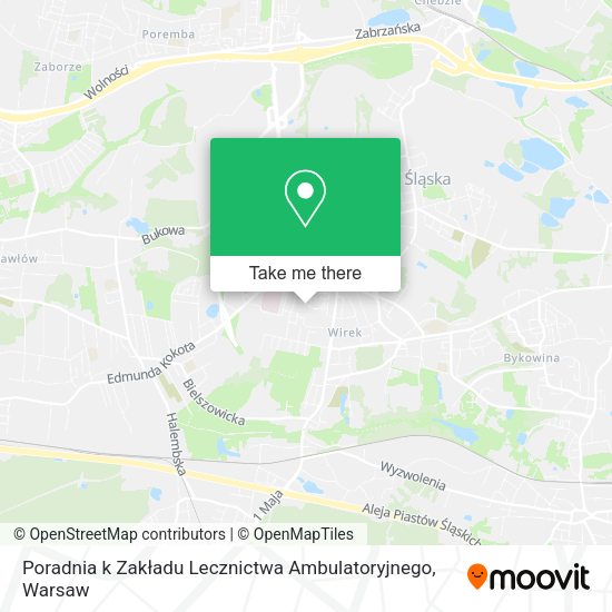 Poradnia k Zakładu Lecznictwa Ambulatoryjnego map