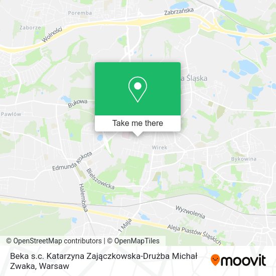 Beka s.c. Katarzyna Zajączkowska-Drużba Michał Zwaka map