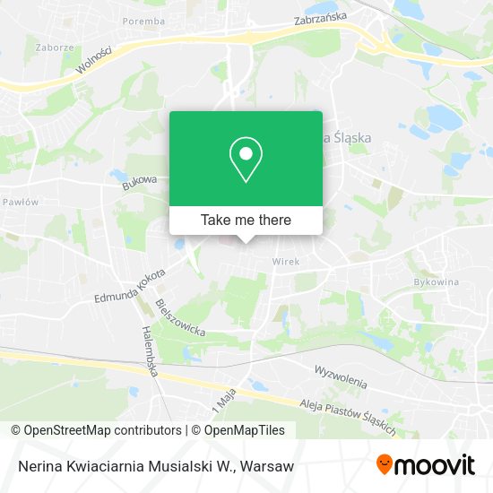 Nerina Kwiaciarnia Musialski W. map