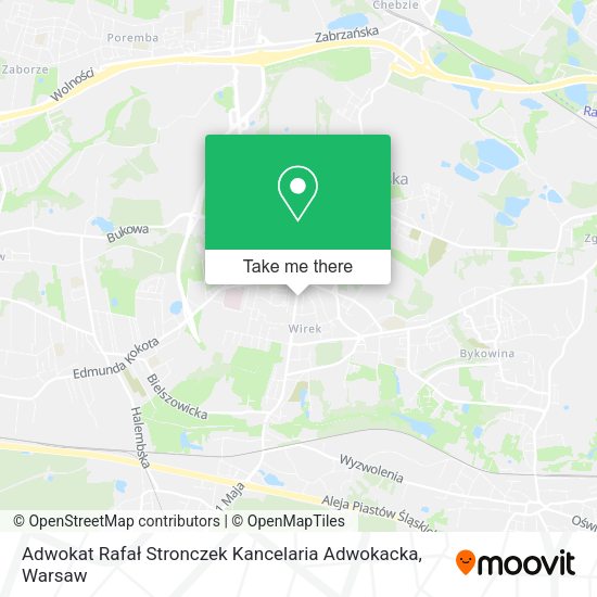 Adwokat Rafał Stronczek Kancelaria Adwokacka map