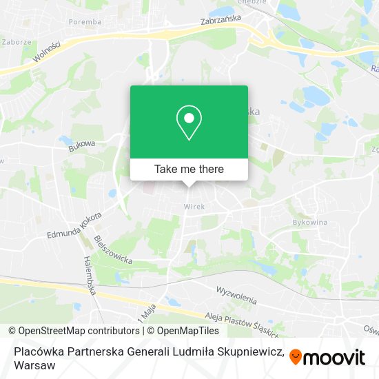 Placówka Partnerska Generali Ludmiła Skupniewicz map