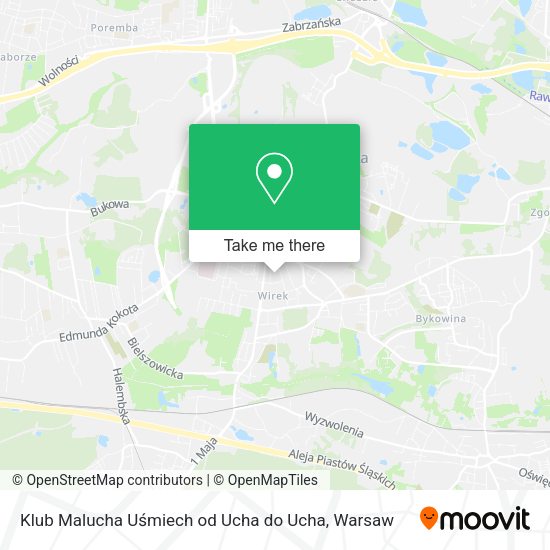 Klub Malucha Uśmiech od Ucha do Ucha map