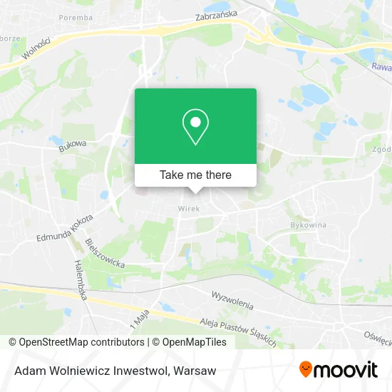 Карта Adam Wolniewicz Inwestwol