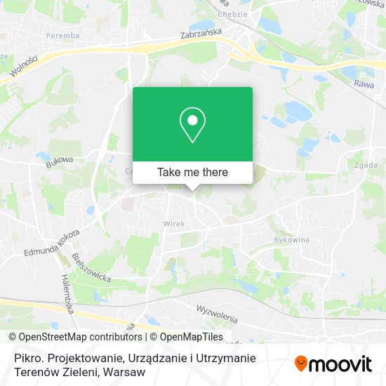 Pikro. Projektowanie, Urządzanie i Utrzymanie Terenów Zieleni map