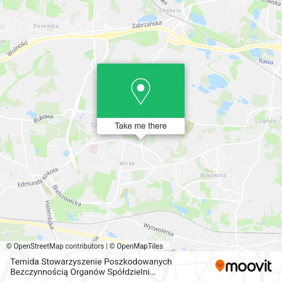 Temida Stowarzyszenie Poszkodowanych Bezczynnością Organów Spółdzielni Mieszkaniowych map