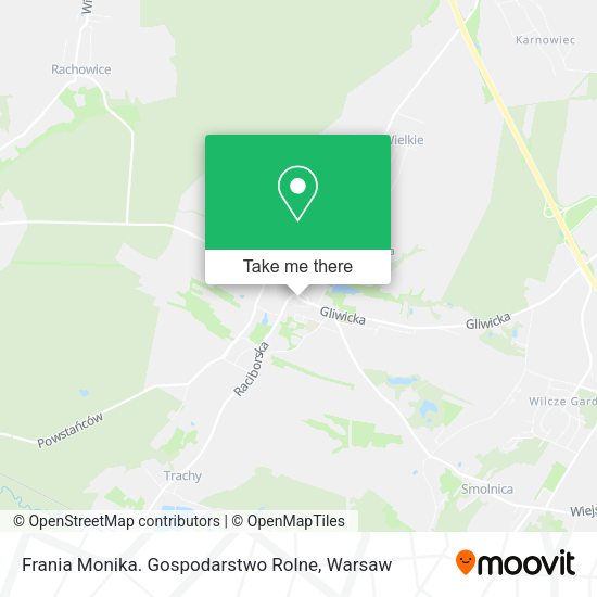 Frania Monika. Gospodarstwo Rolne map