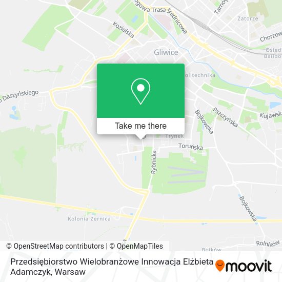 Przedsiębiorstwo Wielobranżowe Innowacja Elżbieta Adamczyk map