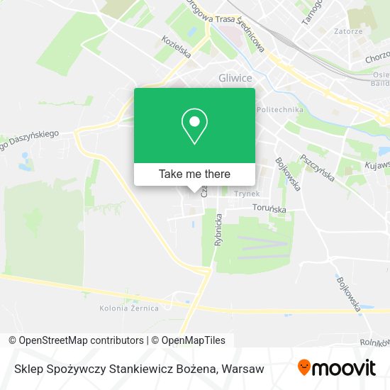 Sklep Spożywczy Stankiewicz Bożena map