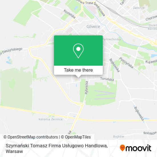 Szymański Tomasz Firma Usługowo Handlowa map